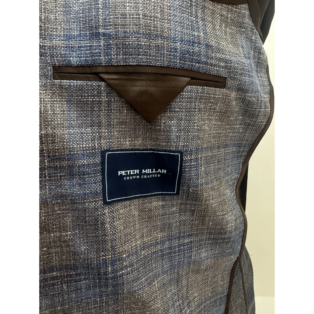 NWT Peter Millar Crown Crafted Dawson Plaid Blazer Jacket Sport Coat 42 R $1295 - Picture 12 of 16